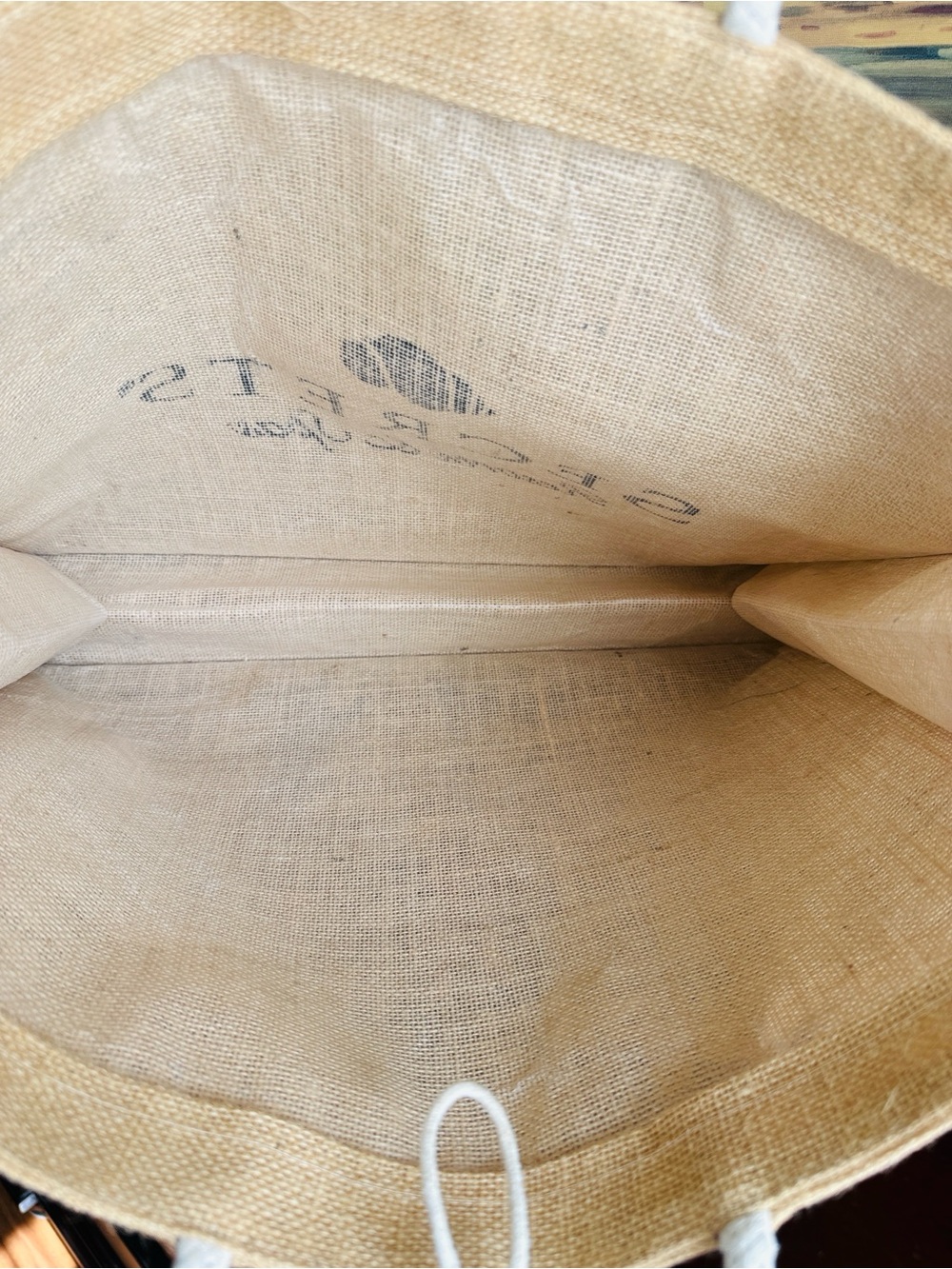 JUTE 🐚SECRETS Resorts & Spas🐚 ROPE HANDLE TOTE BAG 🌟NEW🌟 - Picture 13 of 17